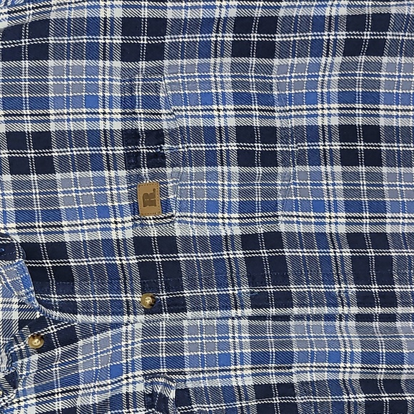 Vintage. Wrangler Riggs Workwear. Heavyweight Flannel. Men's XL - Picture 3 of 16